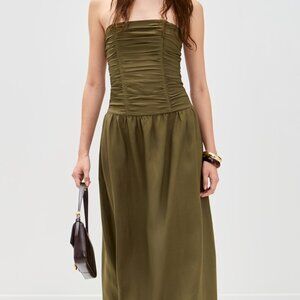 NWT lionness corset dress maxi dress green Size XS and S